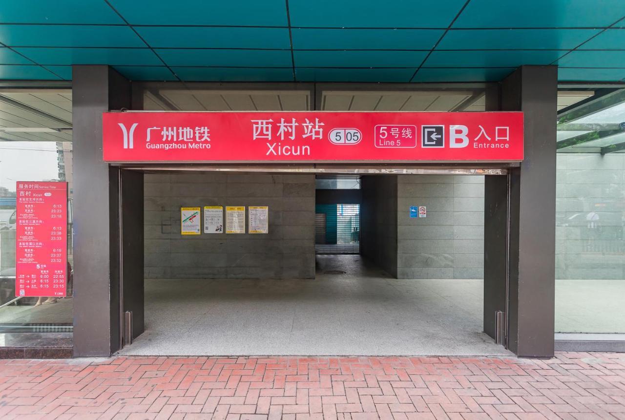 Super 8 Hotel Select Guangzhou Railway Station Xicun Subway Station Kültér fotó